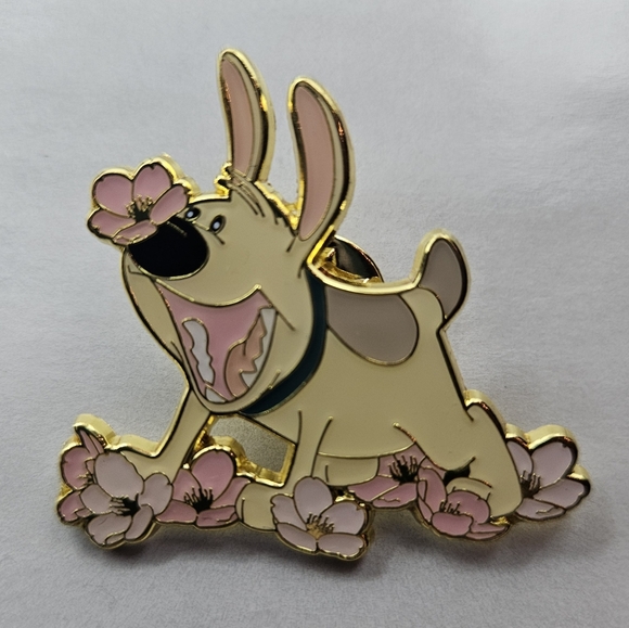 Loungefly Mystery Pin- Mulan Cherry Blossom Little Brother Dog Pin - Picture 2 of 9